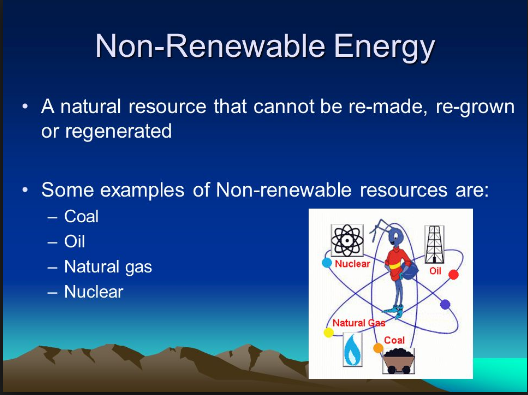 Energy Is An Essential Resource For The